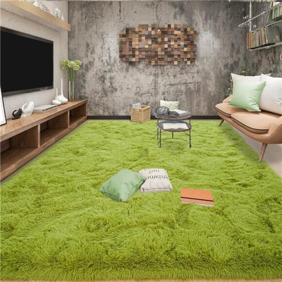 SuperSoft FluffyRug for Bedroom,Modern Shaggy Rug Fuzzy Kids Rug for Living Room - Picture 3 of 8